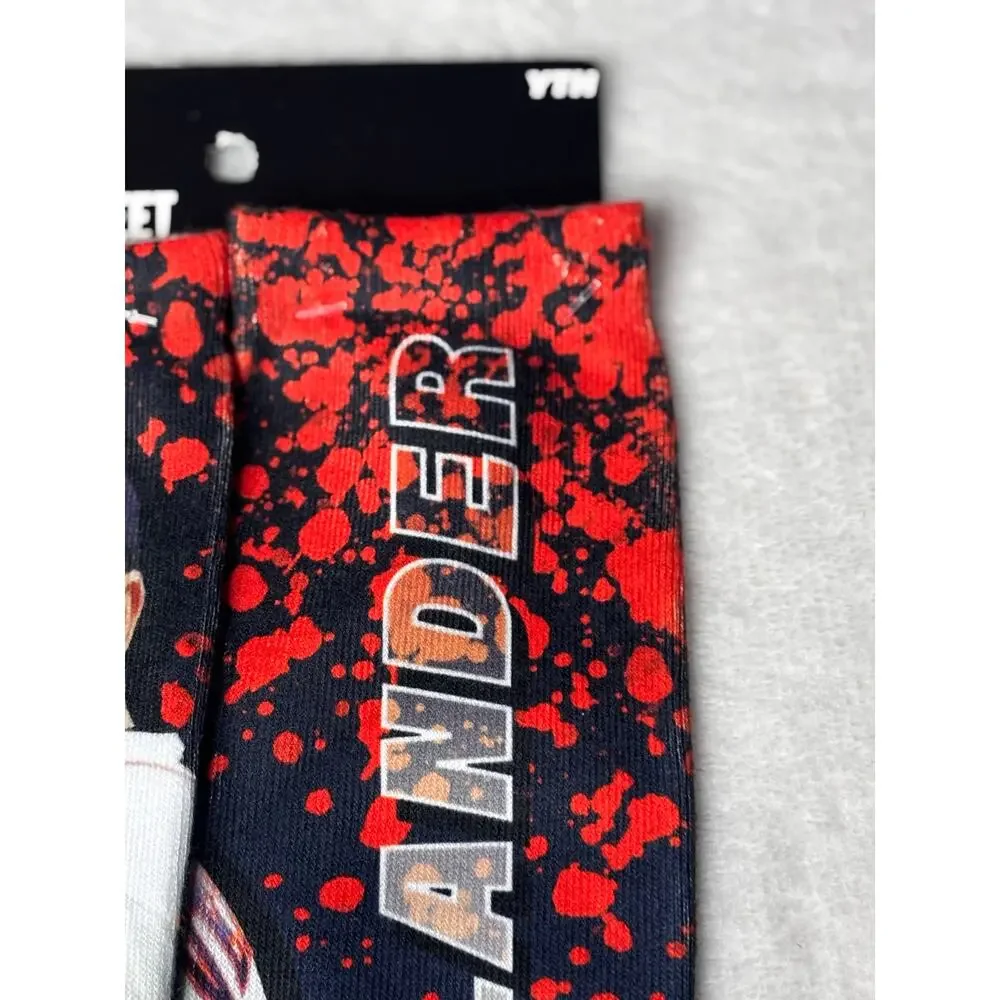 For Bare Feet Youth (13, 1-3) Houston Astros Verlander #35 Socks NWTs